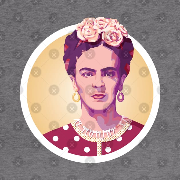 Frida Kahlo by Inchpenny